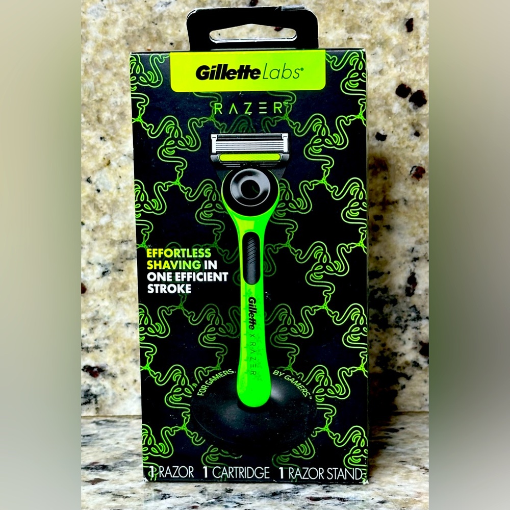 NEW Gillette Labs X Razer Collab Limited Edition Exfoliating Bar Razor